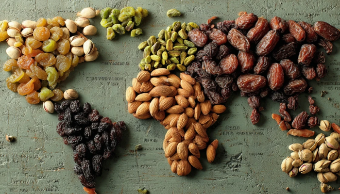 تحلیل آینده صادرات خشکبار ایران و روند تقاضای جهانی از سال ۲۰۲۵ تا ۲۰۳۰. اوان تجارت