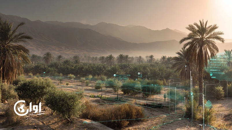 آبیاری هوشمند در باغ پسته و نخلستان کرمان با حسگر رطوبت، خطوط قطره‌ای و ایستگاه هواشناسی؛ مدیریت آب برای سازگاری اقلیمی