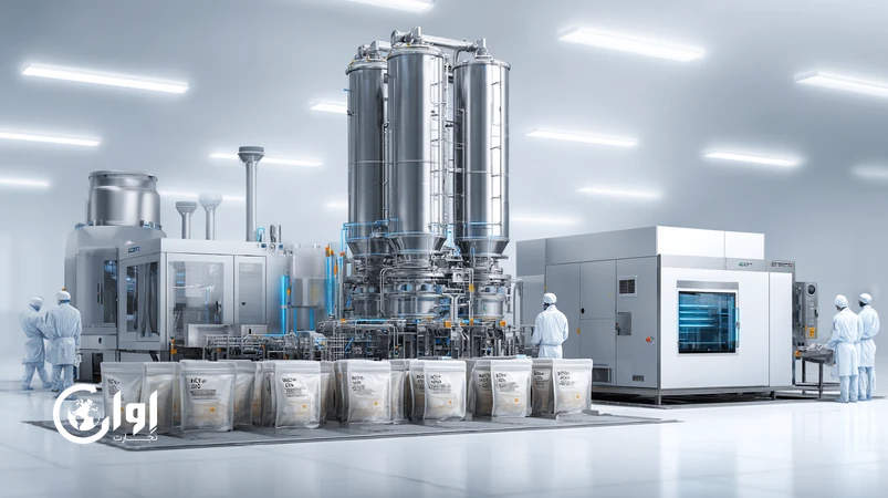 خط تولید خشک‌کردن کشک ایرانی با اسپری‌درایر و فریزدرایر و بسته‌بندی سدکننده و هوشمند برای افزایش ماندگاری و آماده‌سازی صادرات