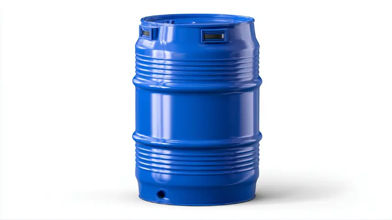 تصویر بسته‌بندی بشکه و درام. اوان تجارت