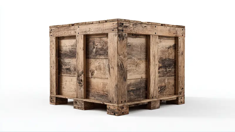 تصویر بسته بندی صادراتی جعبه چوبی صادراتی اوان تجارت