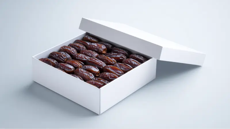 خرمای پیارم هرمزگان در جعبه مقوایی صادراتی