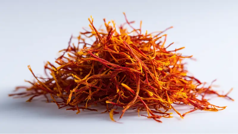 تصویر رشته های زعفران ایرانی. اوان تجارت