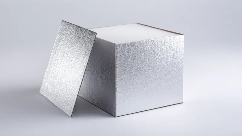 تصویری از بسته‌بندی عایق دما.