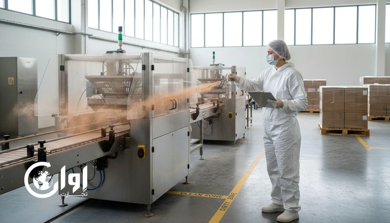 پیشگیری از آلودگی متقاطع ادویه در خط بسته‌بندی و کنترل کیفیت | اوان تجارت