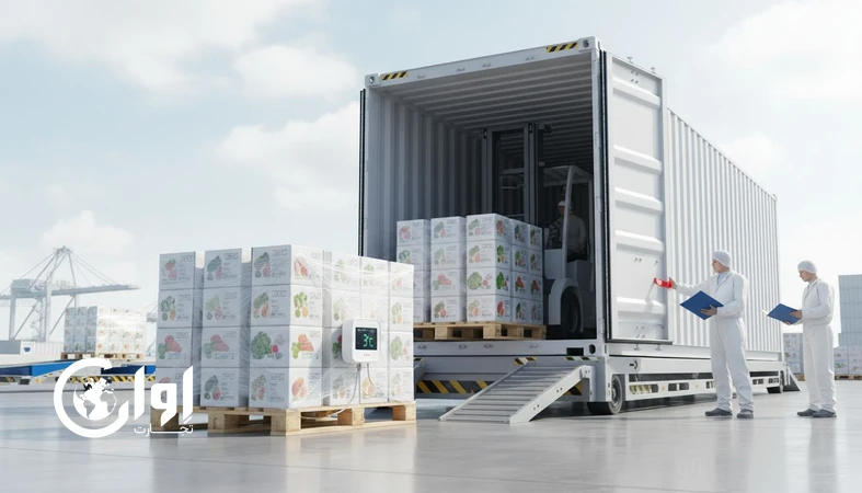 نکات لجستیکی صادرات مواد غذایی؛ اصول حیاتی برای حمل ایمن و اقتصادی
