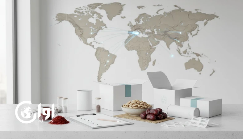 نقشه راه موفقیت برندهای غذایی ایران در بازار جهانی با تمرکز بر بسته‌بندی صادراتی، کنترل کیفیت و Traceability_اوان تجارت