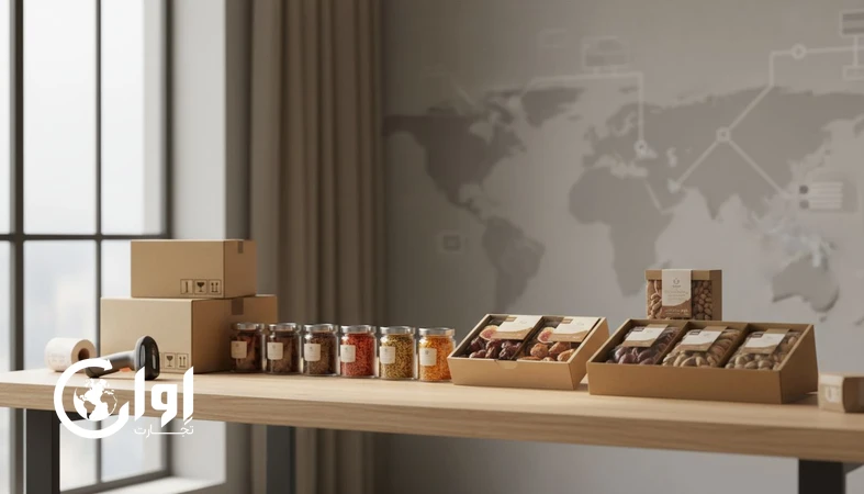 بسته‌بندی صادراتی محصولات غذایی ایران در کارگاه محلی برای ورود به بازار اروپا با تمرکز بر کیفیت و ردیابی