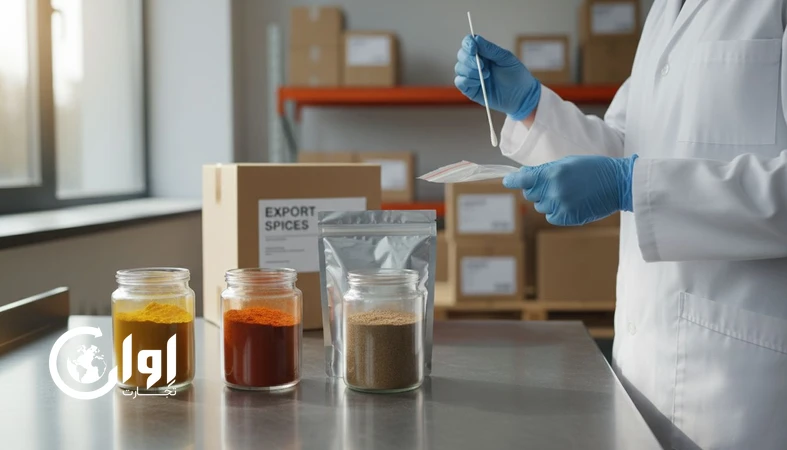 کنترل پیشگیرانه سالمونلا و آلودگی میکروبی در ادویه‌جات صادراتی از نمونه‌برداری تا بسته‌بندی استاندارد