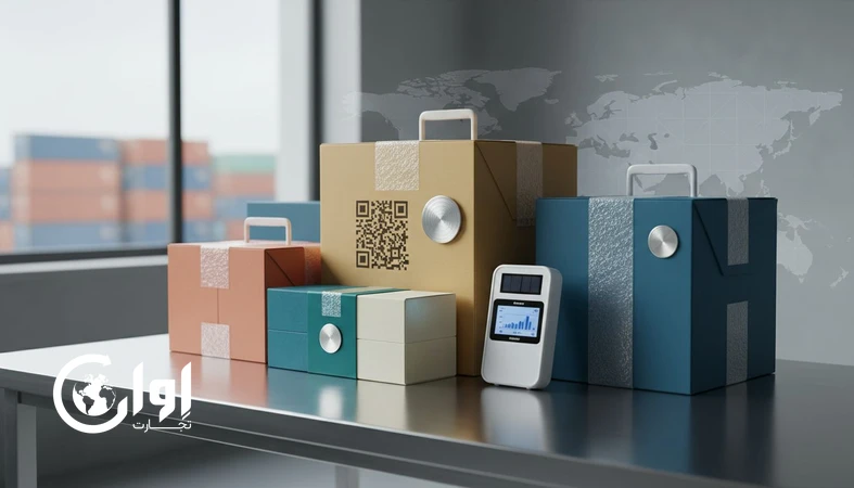 بسته‌بندی هوشمند صادراتی با QR و دیتالاگر دما و رطوبت برای تقویت اعتماد خریداران بین‌المللی