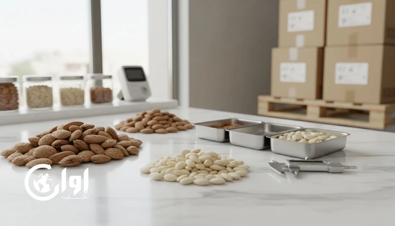 راهنمای تخصصی خرید و ارزیابی کیفیت بادام ایرانی برای تأمینکنندگان خارجی