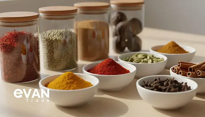 A picture of high-quality Iranian spices_ evantrade