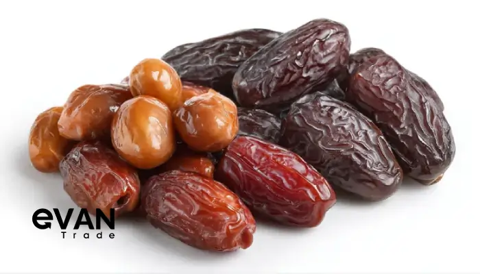 A picture of Iranian export quality dates_evantrade