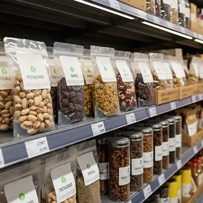 EvanTrade UK supplies retail-ready pistachios, dates, dried fruits and nuts with compliant labeling and traceable lot control for UK distribution.