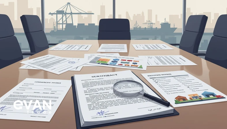 بنود أساسية يجب مراجعتها قبل توقيع عقد الاستيراد مع إبراز المواصفات وIncoterms ومستندات الشحن