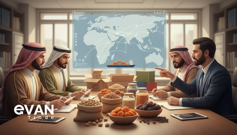 الحد الأدنى للطلب MOQ عند الاستيراد من إيران مع التفاوض والتعبئة والشحن إلى الخليج
